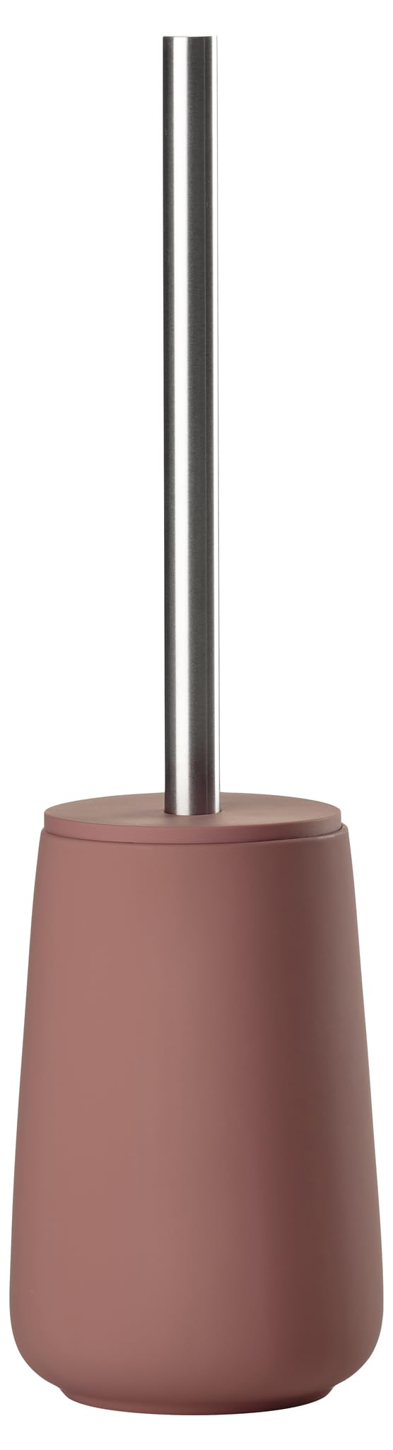 Zone Denmark Nova Toilet Brush, Toilet Brush Made of Porcelain and Stainless Steel, Toilet Brush with Brush Holder, Soft-Touch Coating, Diameter 10.3 cm, Height 37 cm, Peach Red (Red) — image 1