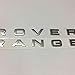 Hongyingcar ABS Matte Sticker Vehicle logo Badge Car Emblem For Range Rover (Matte Silver)