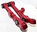 1 Pair Front Lower Control Arms for 2003-2007 350Z Coupe 2D/Convertible 2D 2003-2007 G35 Base Coupe 2D (RED)