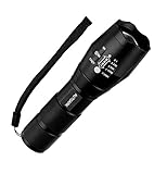 Autoark AF-003N 900 Lumen Handheld Flashlight LED Cree XML T6 Water Resistant Camping Torch Adjustable Focus Zoom Tactical Light Lamp for Outdoor Sports