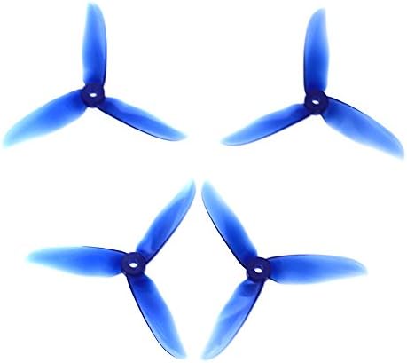 DALPROP T5045C CYCLONE 4PCS Tri-blade Propeller for MINI FPV Racing Multirotor Quadcopter，five inches 2CW 2CCW（blue）