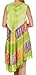 Sakkas 101RC Palm Tree Tie Dye Caftan Dress / Cover Up - Lime - One Size