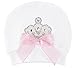 Lilax Baby Girl Jewels Crown Layette 3 Piece Gift Set 0-3 Months Pearl Crown