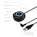Bluetooth Car Kit, Bluetooth 4.0 Car Adapter Hands-Free Calling + Dual 2.1A USB Charger by TaoTronics (Support aptX, Built-in Microphone, CVC Noise Cancelling, NFC, Magnetic Base)