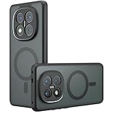 Kukoufey Compatible with Xiaomi Redmi Note 14 Pro+ 5G Case Cover,Compatible with MagSafe,Compatible with Xiaomi Redmi Note 14 Pro Plus 5G Built-in Magnetic Anti-Shock Cell Phone Case Black