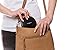 iLuminate Folding Travel Makeup Mirror - 1X and 5X Magnifying Makeup Mirror with Dimmable Lights, Battery Operated Handheld Cosmetic Mirror with Protective Pouch, Batteries Included, Metallic Black