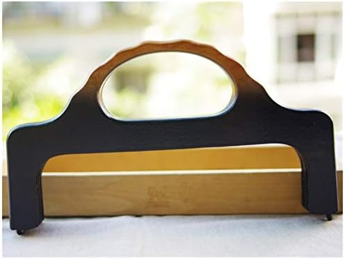 Ownstyle New Style Black Wave Shape Magnetic Clasps Wooden Purse Frame Factory Price Wood Purse Handle Frame