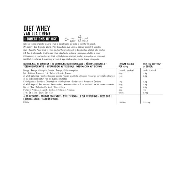 PhD-Nutrition-Diet-Whey-Protein-Powder-Vanilla-Cream-2-kg PhD Nutrition Diet Whey High Protein Lean Matrix, Vanilla Crème Diet Whey Protein Powder, High Protein, 80 Servings Per…