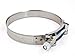 5x Premium 304 Stainless Steel T-Bolt Turbo Silicone Hose Clamp 4 Inches 102-110mm
