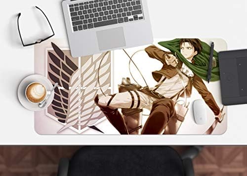 AJ WALLPAPER 3D Attack On Titan 860 Japan Anime Non-Slip Office Desk Mouse Mat Game UK Sunday (W60cmxH30cm(24"x12"))