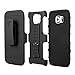 Galaxy S6 Case, ENGIVE Dual Layer Hybrid Armor Full Body Protective Case with Kickstand and Removable Holster Swivel Belt Clip for Samsung Galaxy S6 (Black)