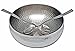 Salad Bowl and Serving Utensils - Hammered Detailing - Stainless Steel - Luxurious Serving Bowl 9