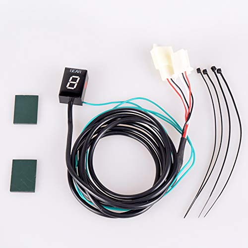 Motorcycle Gear Indicator LED 16 Level Display Shift Light Waterproof