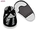 Sophia's Patent Leather Mary Jane Style Tap Shoes with Bow and Silver Tap Plates for 18 Inch Dolls, Black
