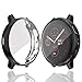 [3 Pack] Samsung Galaxy Watch 4 40mm Screen Protector Case,JZK Soft Slim TPU All Around Protective Shell Anti-Scratch Bumper Cover Case for Samsung Galaxy Watch 4 Accessories