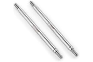 Zolikar RC Stainless Steel Suspension Links Chassis Linkage Set 100mm for 1/10 Scale SCX10 TRX4 RC Crawler