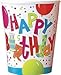 Jamboree Rainbow primary Birthday Party Supplies Pack for 16 Guests - Including Dinner/Luncheon Plates, Dessert Plates, Napkins and Cups