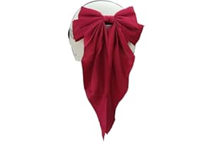 TSANGBABY Long Bows Skiing Helmet Ears Accessory Big Bowknot Women Motorcycle Helmet Decoration for DIY Christmas Skating Helmet