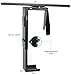 VIVO Adjustable Under-Desk Slider PC Mount, Computer Case Holder with Pullout Slide Track and 360 Degree Swivel, Black, MOUNT-PC01D