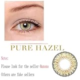 Oanono Multi-Color Cute Contact Lenses Color Blends Cosplay Eyes Cosmetic Makeup Eye Shadow With a Case (A Pair)