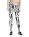 Skechers Active Women's Bold Ankle Legging, Black Tie Dye, Small