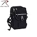 Rothco Heavyweight Classic Canvas Passport Travel Pouch – Mens Crossbody Utility Shoulder Bag for Traveling – One Size – Black