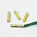 WP-TT 200 Pcs Shoelace Bullet Metal Ends Aglet Repair Shoe Lace Tips Replacement DIY (Gold)