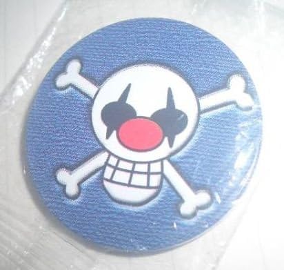 Amazon ワンピース 缶バッチ 珍しい バギー 骸骨 ドクロ 缶バッチ 七武海 バッジ ホビー