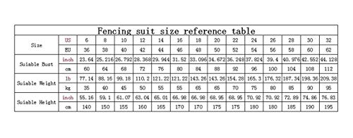 Ouxiong Aluminum Foil Metal Jacket - Fencing Gear - Suitable for Foil/Sabre/Epee Competitions and Training - CE 350N International Certification/Fencing Sport/Fencing Protective Gear (12) - Thumbnail 5