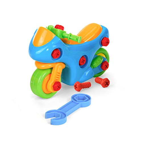 image for Minmi Build a Motorcycle, Airplane and Train, Take Apart DIY Montessor