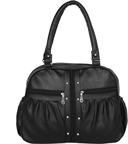 costa swiss women's artificial leather handbag(cs11074, black)