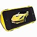 For iPhone 5 5S Se, WwwSuppliers 3D American Muscle Edition Race Fast Sports Car Case Kick-Stand Hard Protective Cover (Yellow)