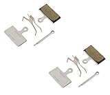 2 Pairs of Shimano Disc Brake Pads G02A (Resin) include Spring and Safety Pin