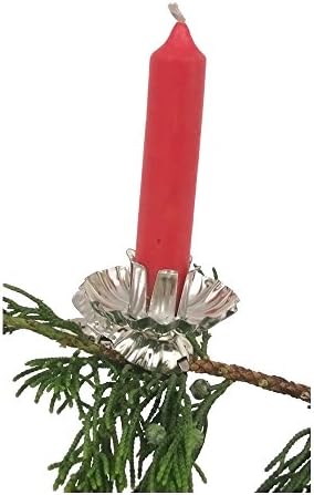 Alexander Taron Importer 40T-S - German Clip-on Candleholder - 1.5""H x 1.5""W x 2""D