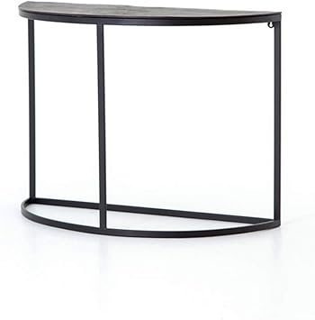 Mesa de Porche semicircular nórdica contra la Pared Varios Casos