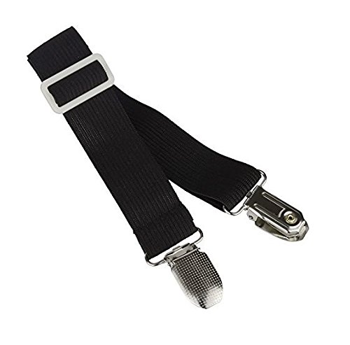 DWR Sheet Straps,Black Adjustable Bed Corner Sheet Holder Elastic Straps Fasteners Clips Grippers Suspenders