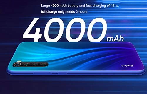 Xiaomi Redmi Note 8 Smartphone,4GB 128GB Mobilephone,Pantalla Completa de 6.3 ”,Procesador Snapdragon 665 Octa Core,4000 mAh,Quad Cámara(48MP + 8MP + 2MP + 2MP) Versión Global(Negro) - Imagen 6