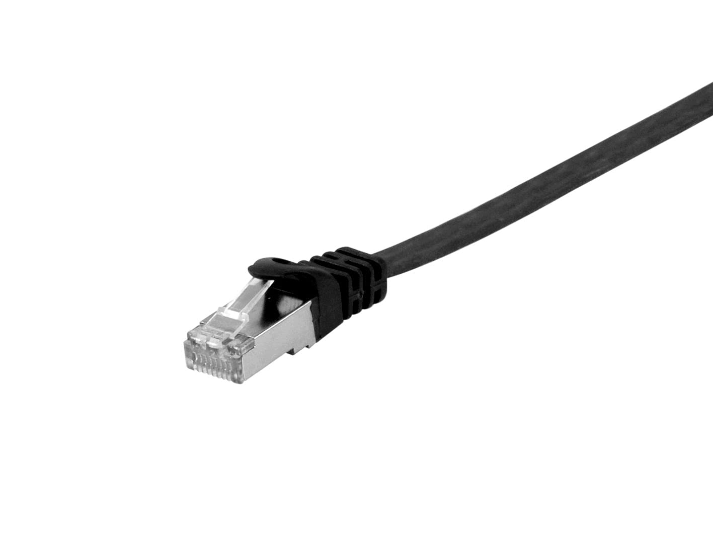 Equip 607694 CAT.6A U/FTP Flat Patch Cable, 5.0 m, Black
