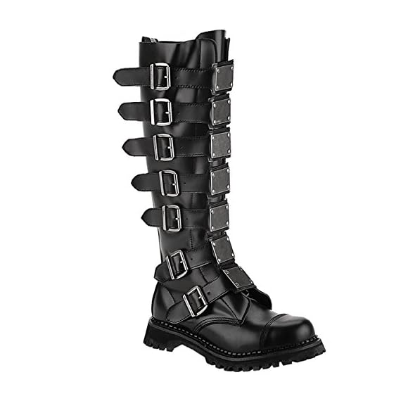 Pleaser-Mens-Reaper-30-Buckle-BootBlack-Leather4-M-US