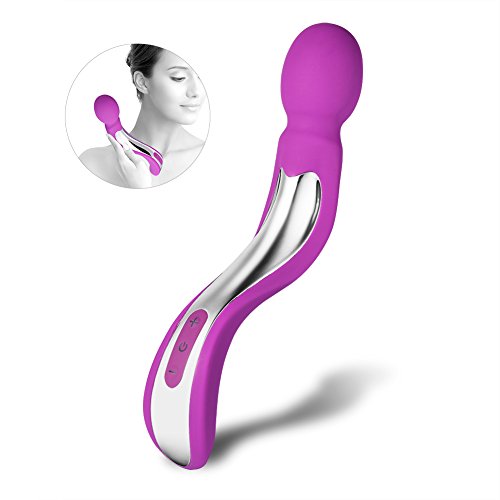 Utimi rechargeable power wand vibrator body massager fo…