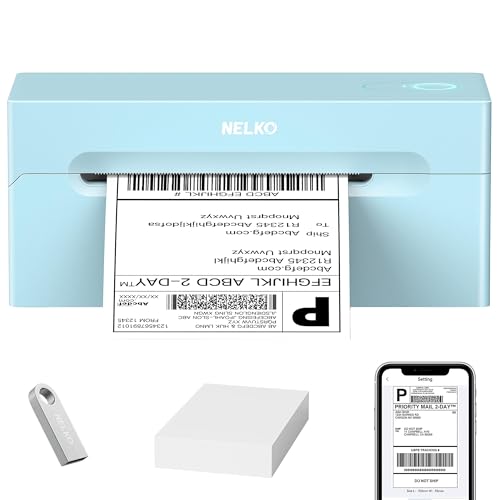 Nelko Bluetooth Thermal Shipping Label Printer
