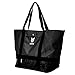 CGEAR Nylon Sand Free Beach Tote - Large - Black