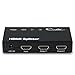 Cingk HDMI Splitter 1 Input 2 Output Amplified Powered Splitter Signal Distributor HDMI 1.4v Certified Support Full 2K 4K 1080P 3D Mode for Apple TV Ruku TV Stick and More