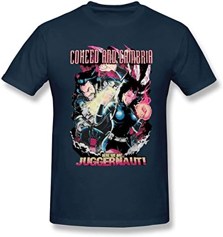 DeMaXIy Men Coheed and Cambria Juggernaut Soft Navy Shirt