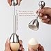 Egg Cracker Topper Cutter for Soft Boiled Eggs Stainless Steel Shell Remover Separator Kitchen Tool