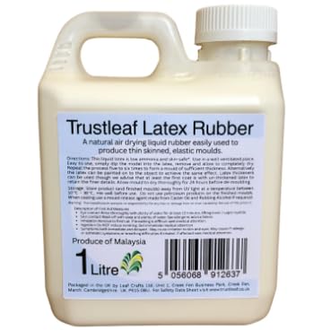 Trustleaf 1 litre Liquid Latex Dipping Rubber for Mould Making/Casting/SFX... (1 Litre)