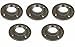 3/4 Inch Black Floor Flange, 5 Pack, MALLEABLE FITTINGS 150#