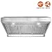 BV Range Hood - 30 Inch 860 CFM Under Cabinet Stainless Steel Kitchen Range Hoods, Dishwasher Safe Baffle Filters w/LED Lights, Ducted Kitchen Exhaust Fan Hood primary