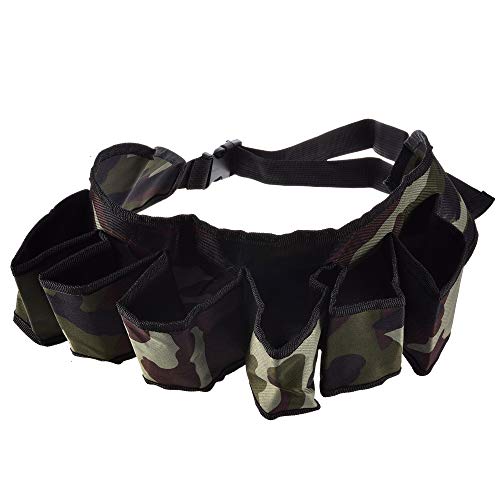 Beer Belt, Beer and Soda Can Belt Belt Adjustable Camouflage Travel Bag Can Accommodate 6 Kinds of Drinks Suitable for Hiking Camping Picnic Beach Barbecue