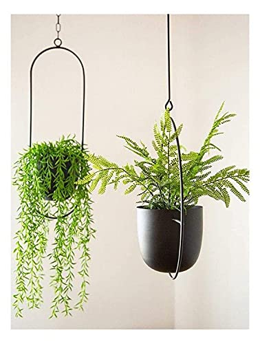 Iron Wall Planter Pot for Indoor Plant with Holder -Wall Mounted Planters with Stand Plant Containers Balcony Decoration Garden D?corCP114